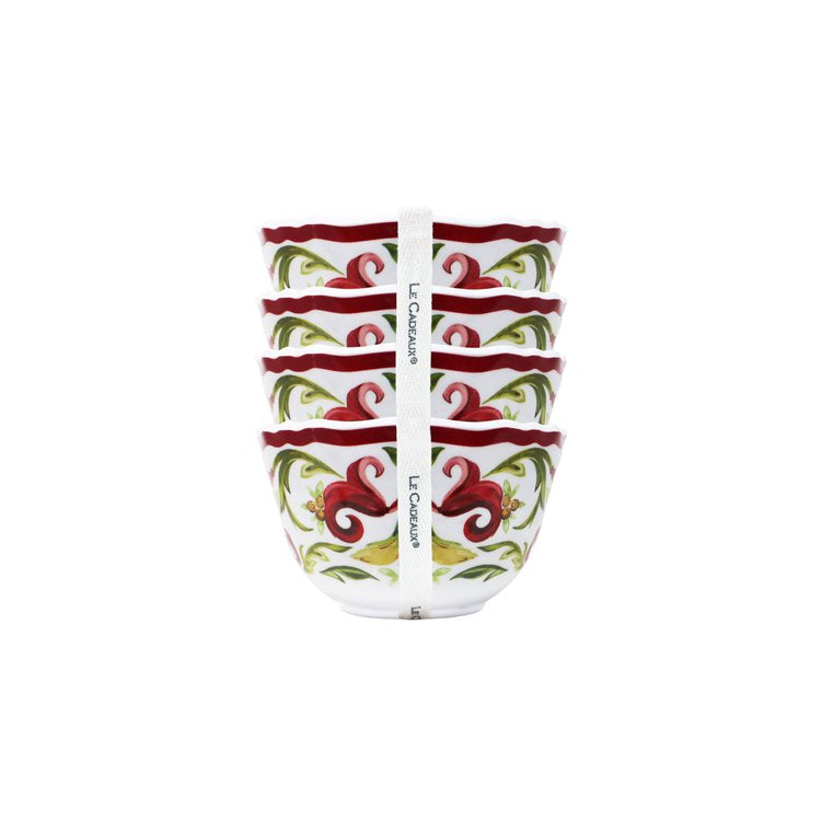 Vischio Melamine Dessert Bowls, Set of 4