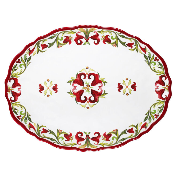 Vischio Oval Serving Platter, Melamine