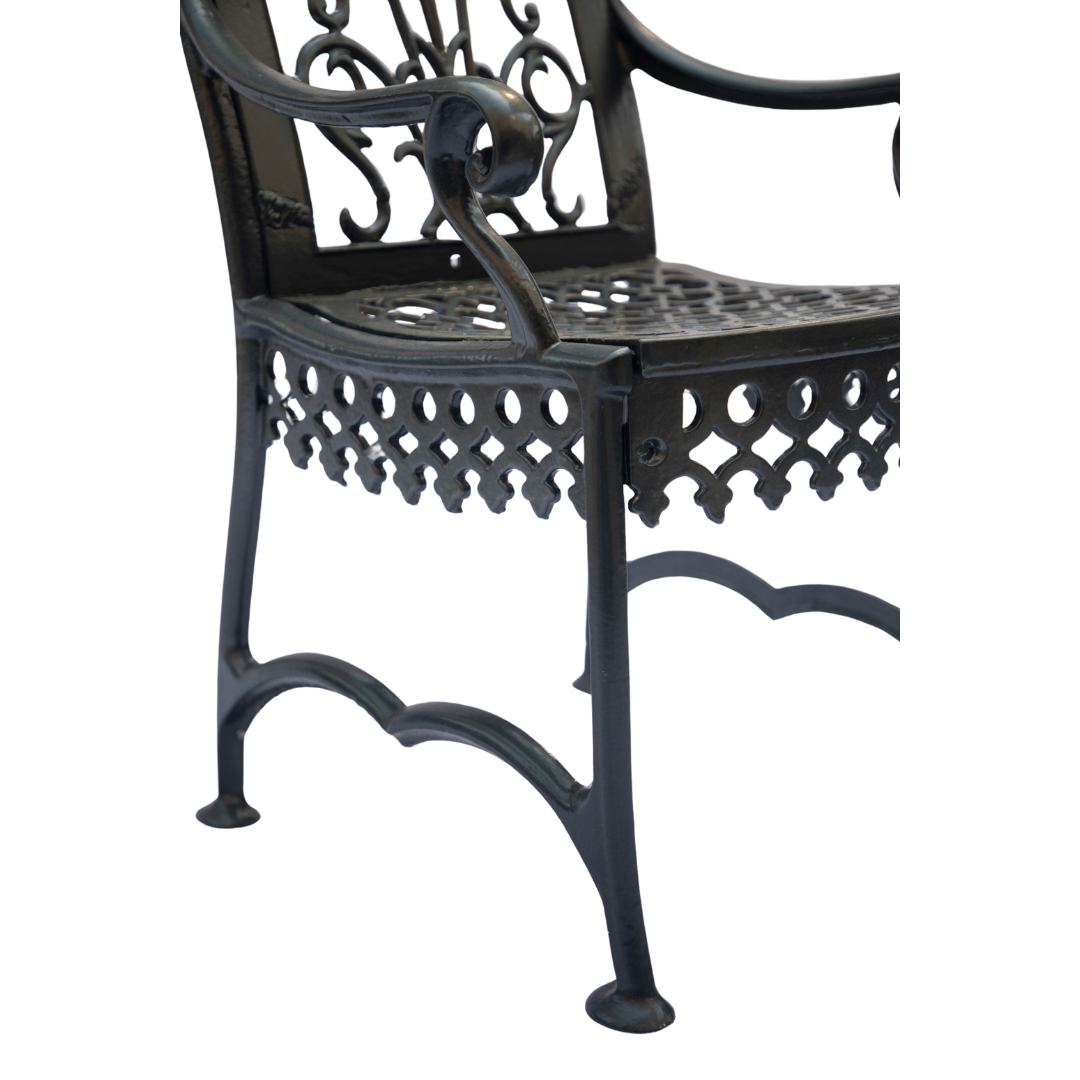 Pair of Cast Iron Garden Chairs