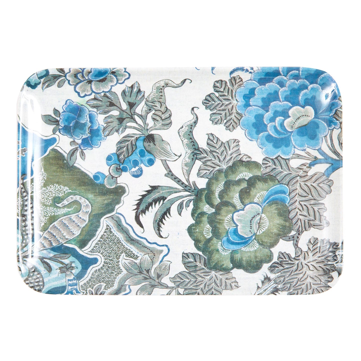 Kalamkari Blue Trays