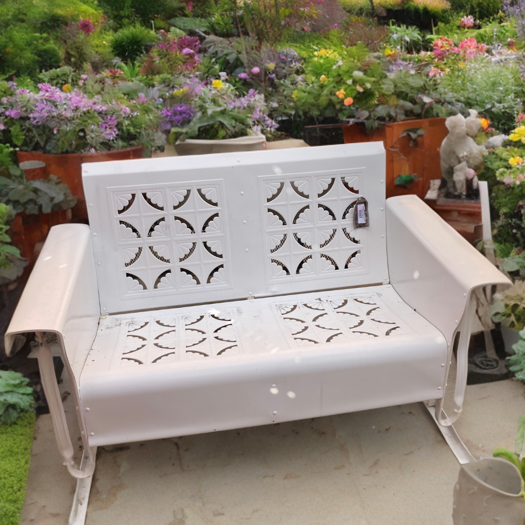 Loveseat Metal Glider