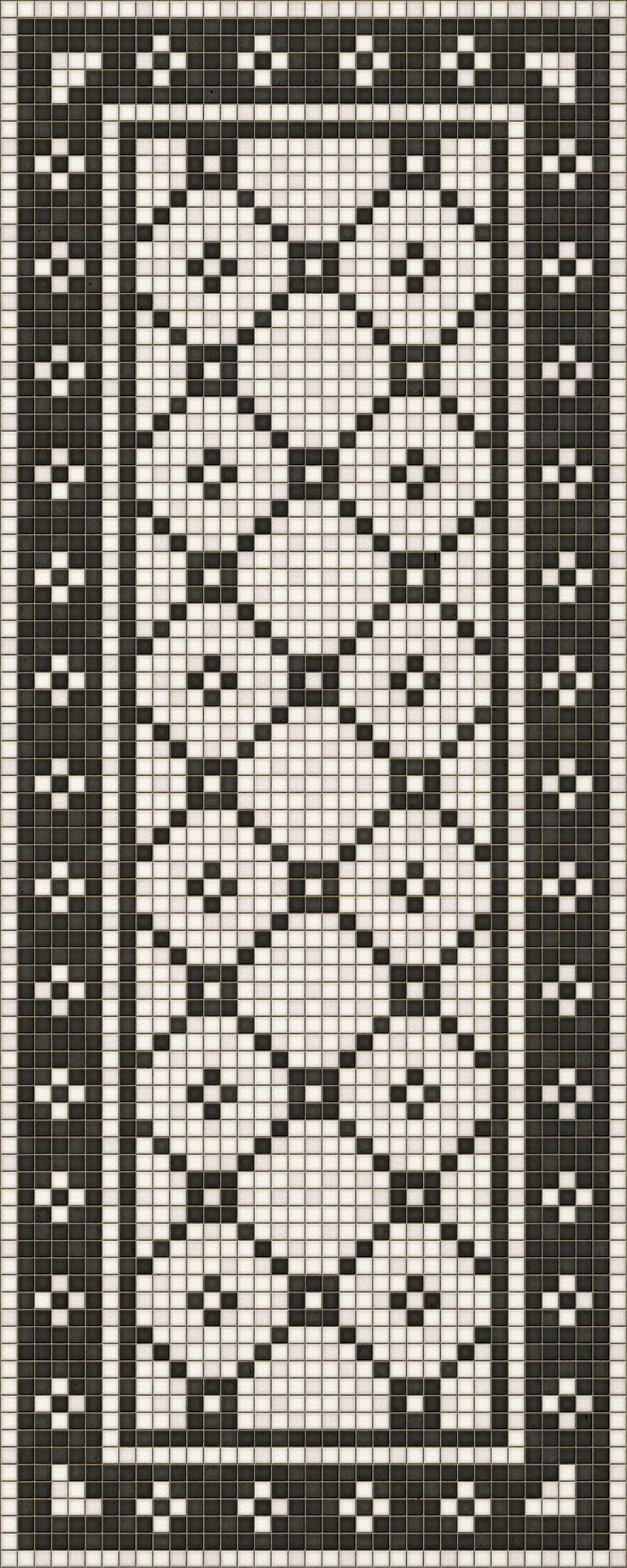 Mosaic Tile Floor Cloth