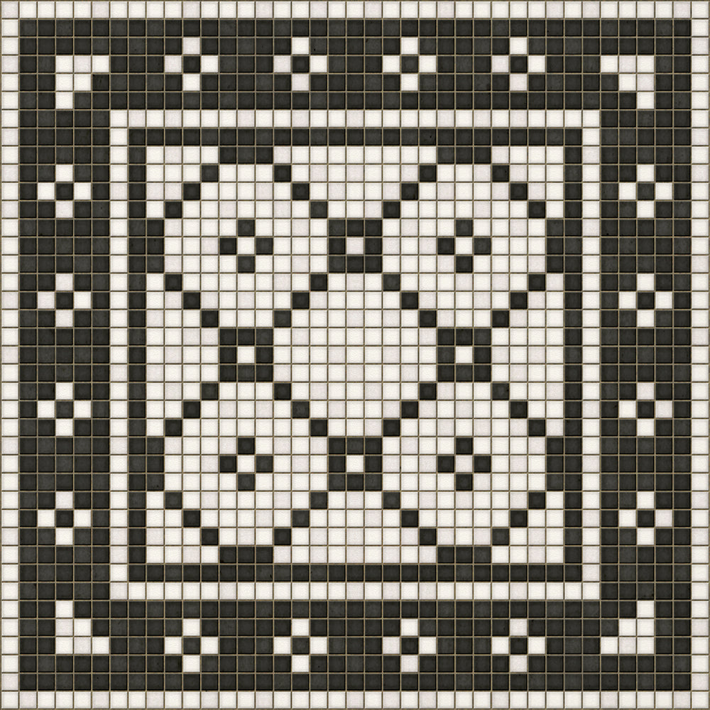 Mosaic Tile Floor Cloth