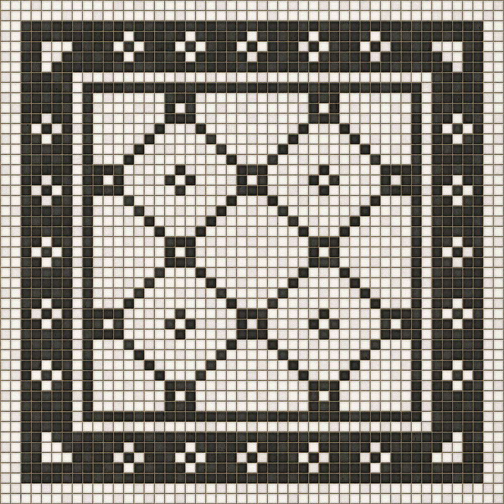 Mosaic Tile Floor Cloth