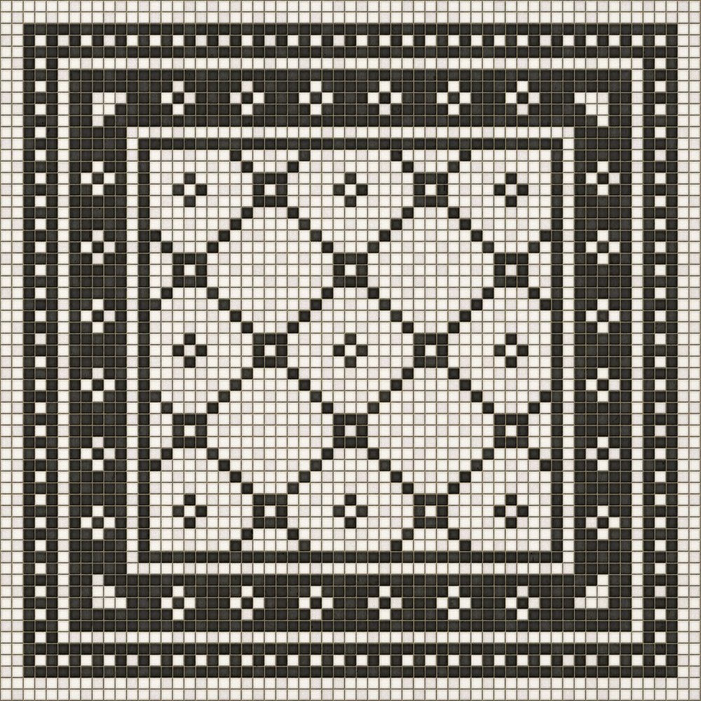 Mosaic Tile Floor Cloth