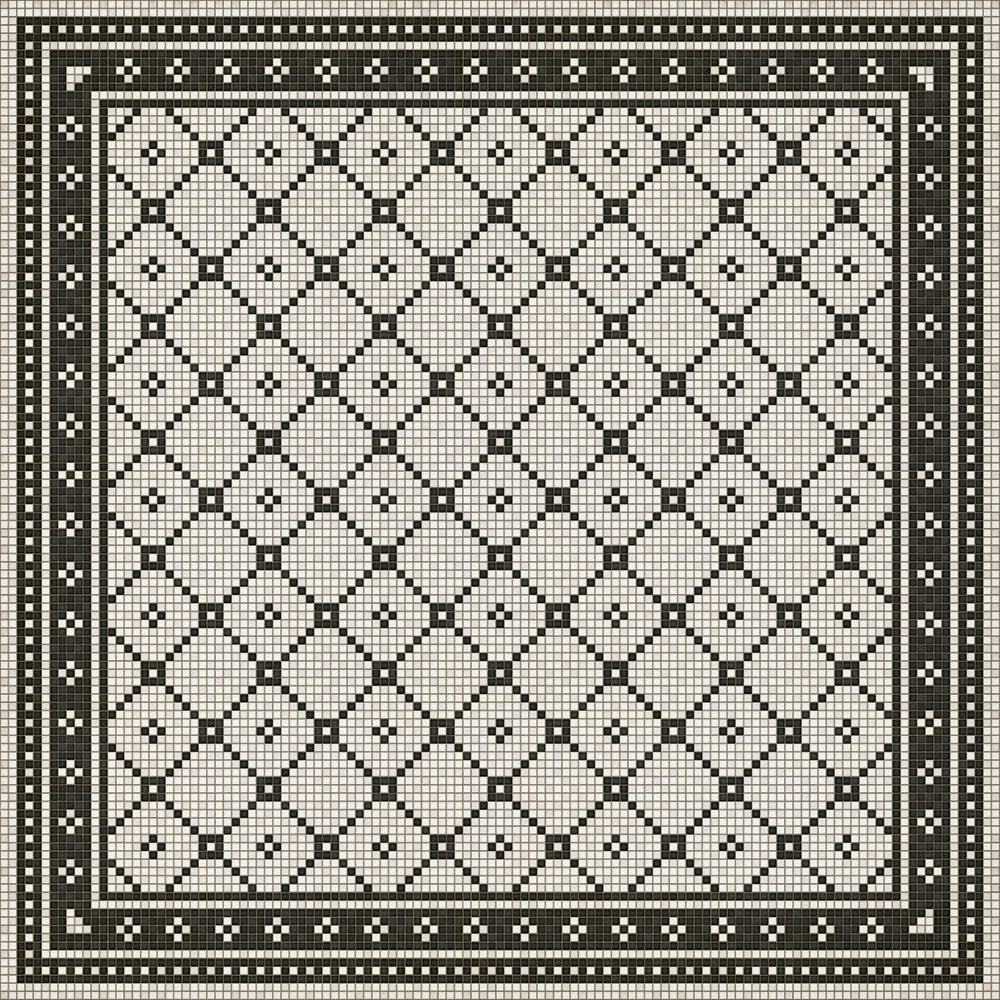 Mosaic Tile Floor Cloth