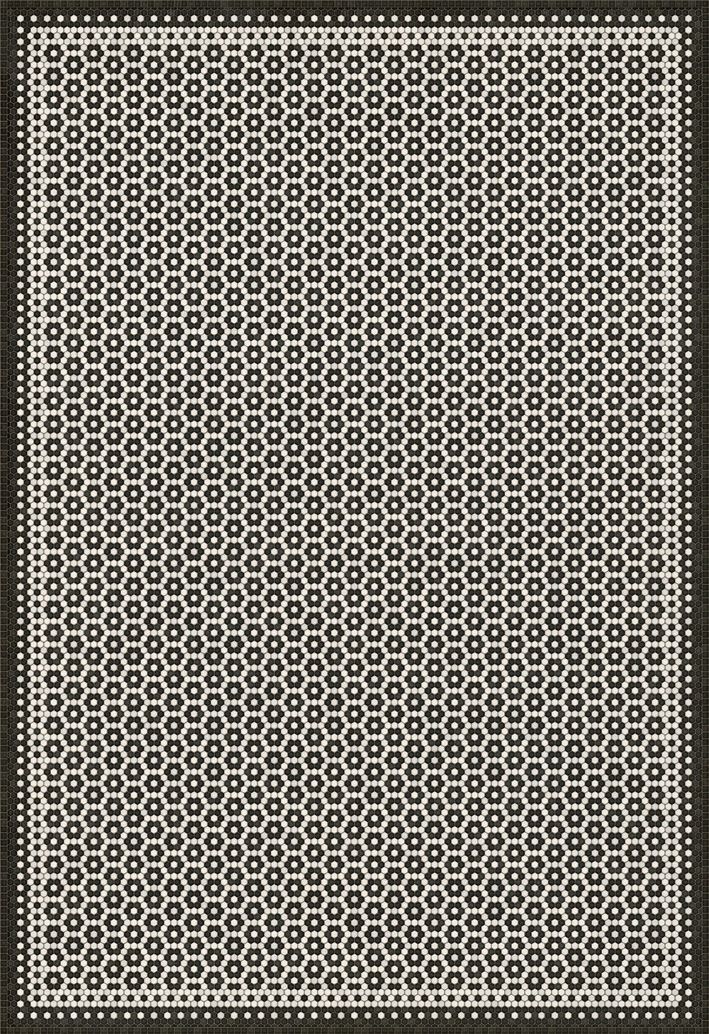 Mosaic Tile Floor Cloth