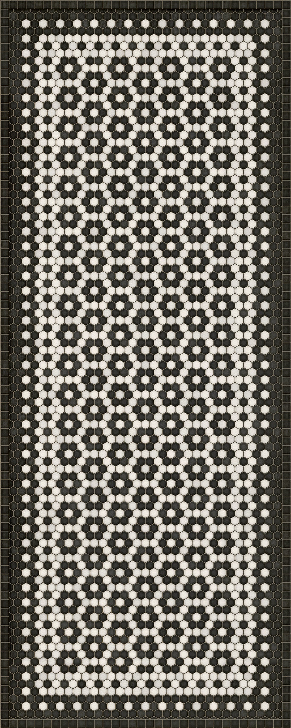 Mosaic Tile Floor Cloth