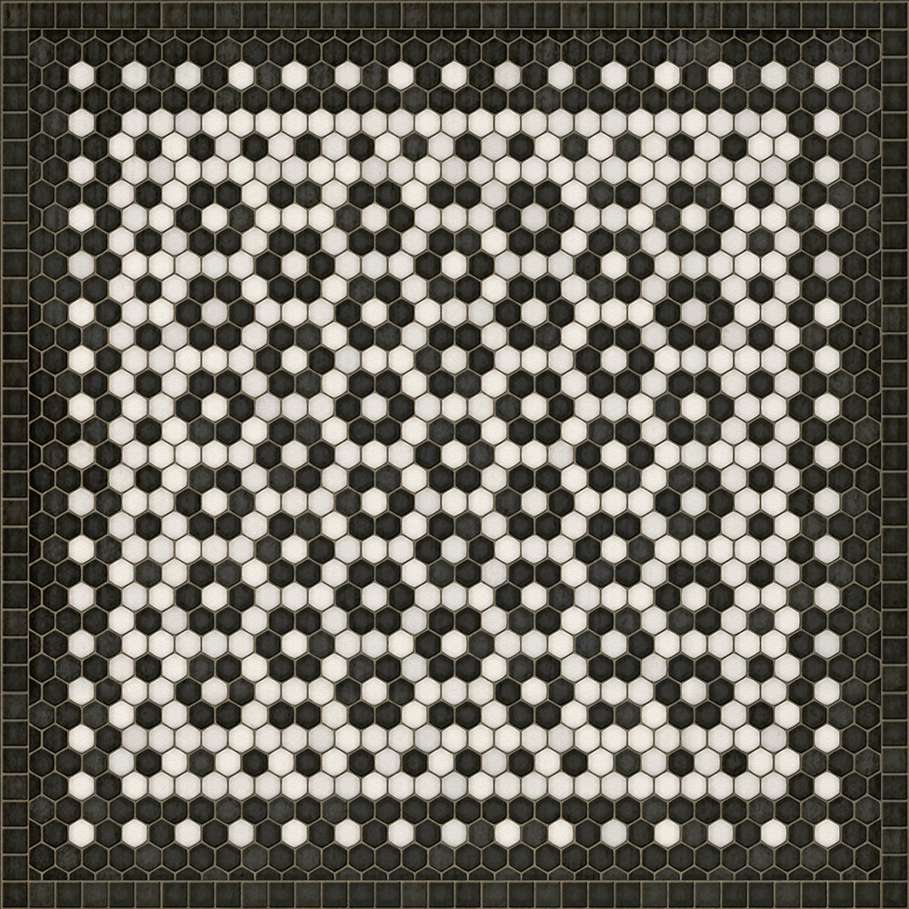 Mosaic Tile Floor Cloth