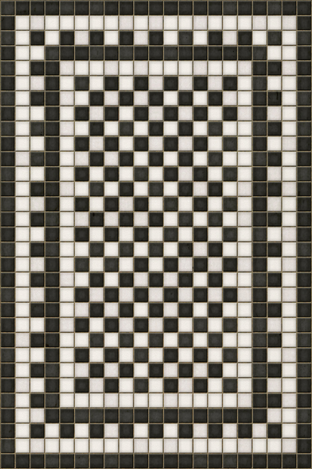 Mosaic Tile Floor Cloth