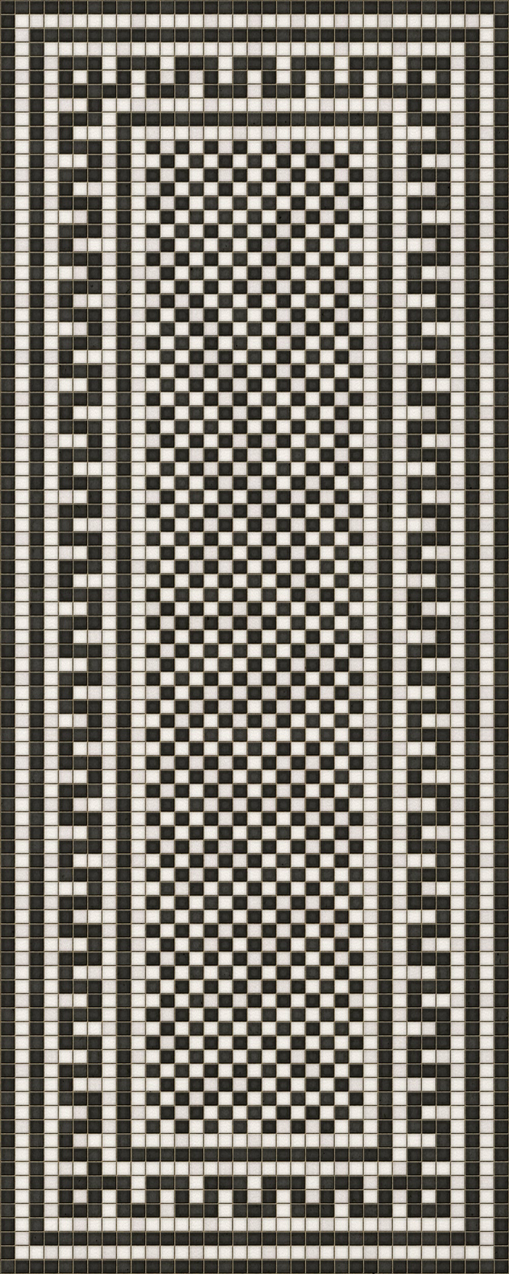 Mosaic Tile Floor Cloth
