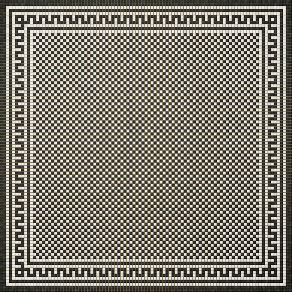 Mosaic Tile Floor Cloth