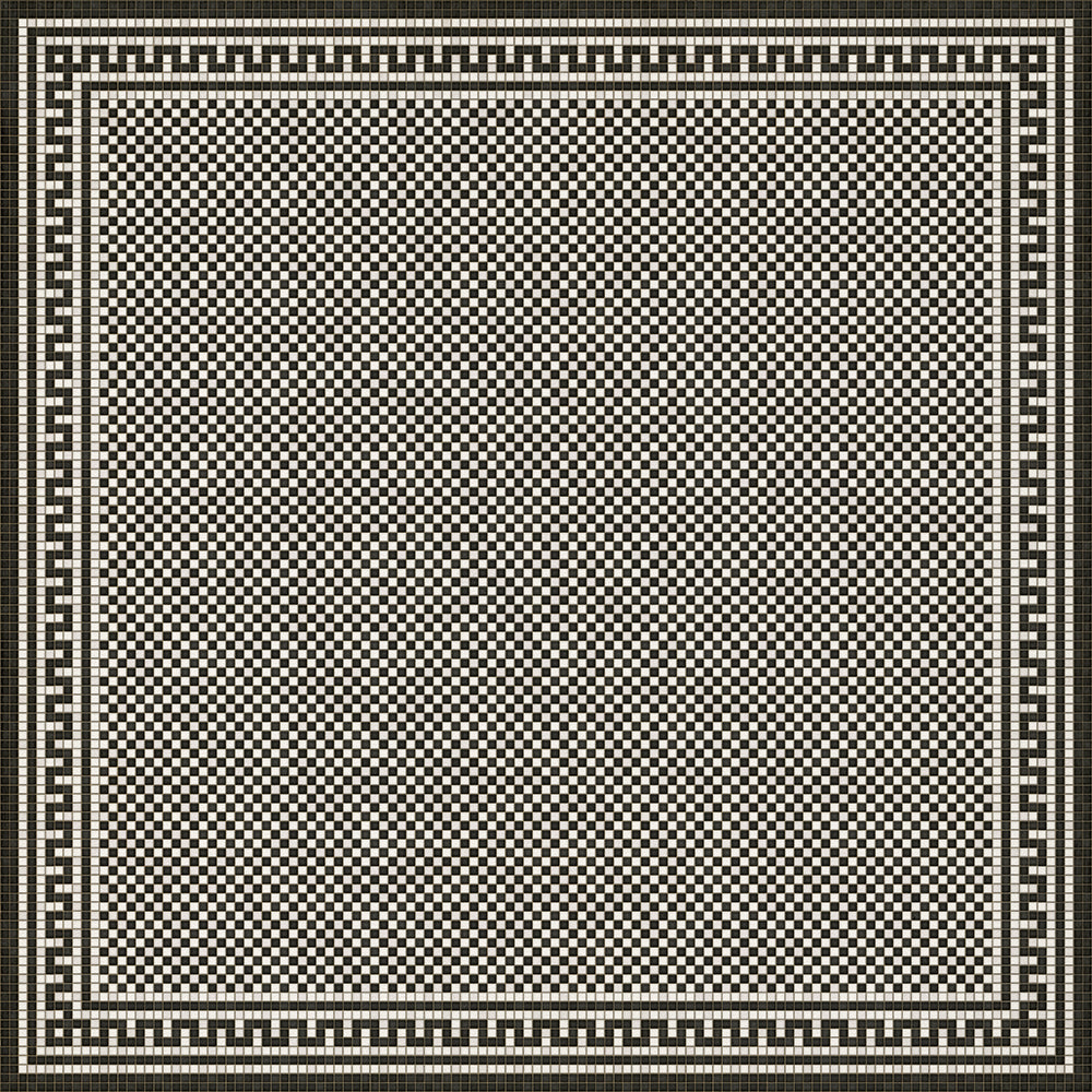 Mosaic Tile Floor Cloth