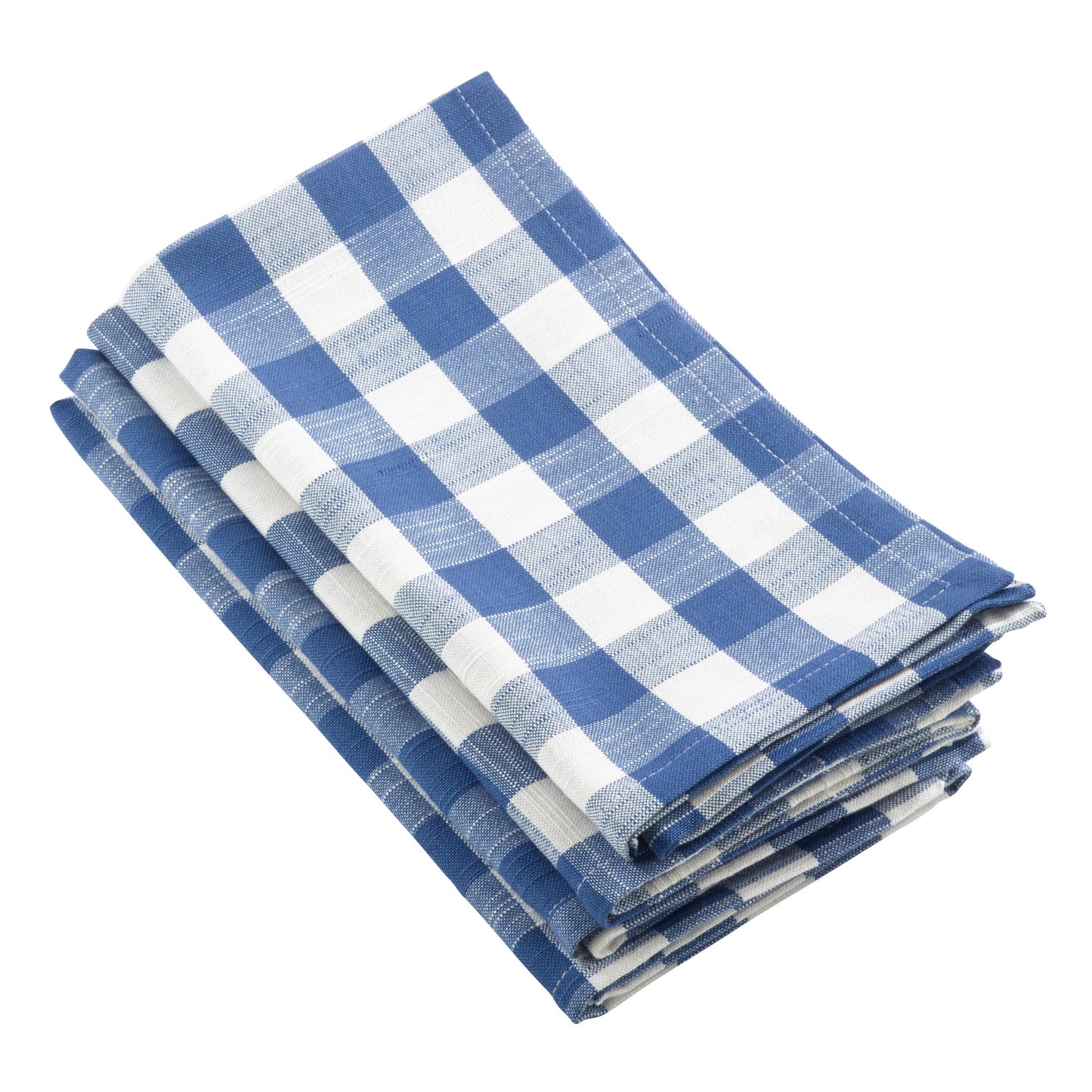 Gingham Design Napkins - Set of 4