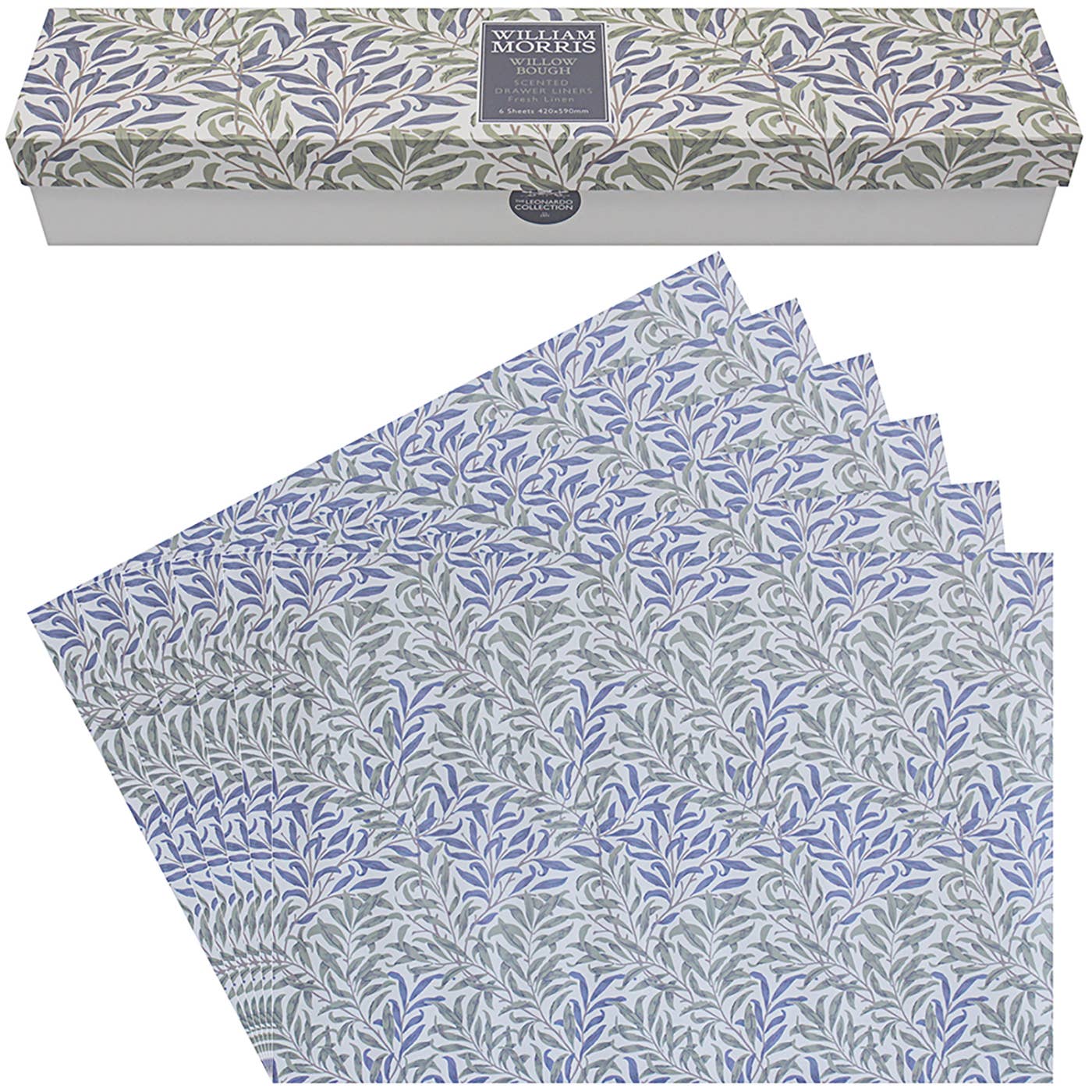 William Morris Willow Bough Scented Paper Drawer Liners