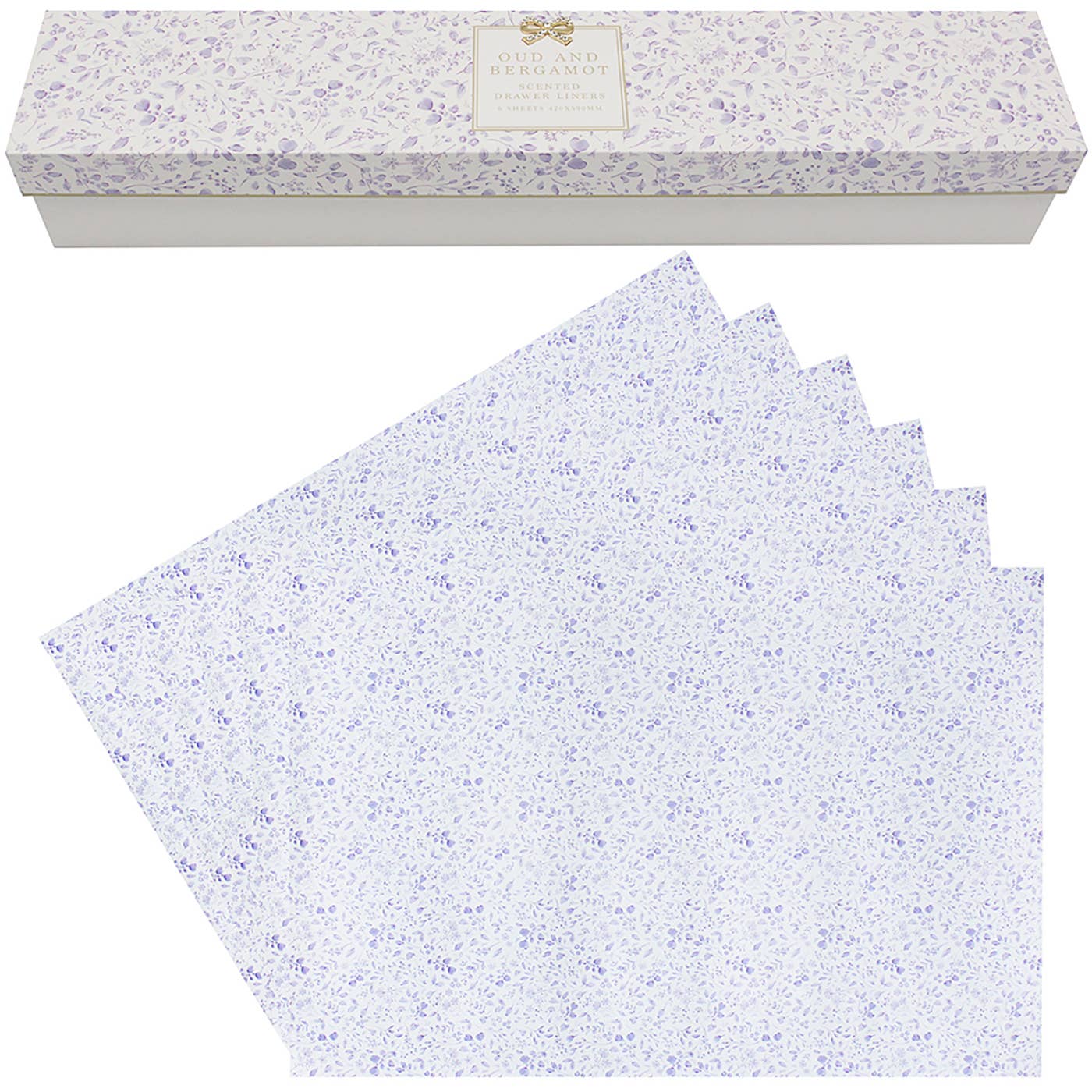 Velvet Rose & Oud Scented Paper Drawer Liners