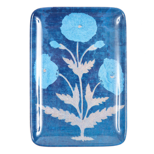 Kalamkari Blue Trays