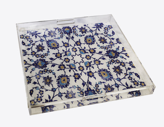 Bosphorus Blue Classic 18x18 Acrylic Tray