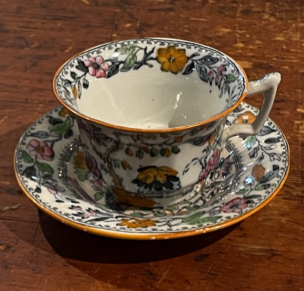 Ashworth Bros Hanley England - Teacup and Saucer