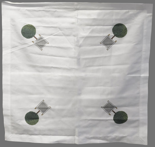 Topiary Corners Hemstitch Dinner Napkin, Set of 4