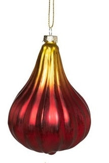 Glass Fruit Christmas Ornament