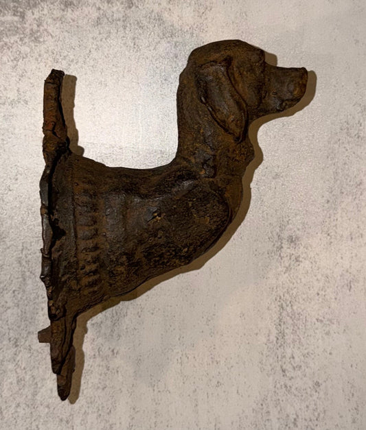 Victorian Cast Iron Dog Wall Hook