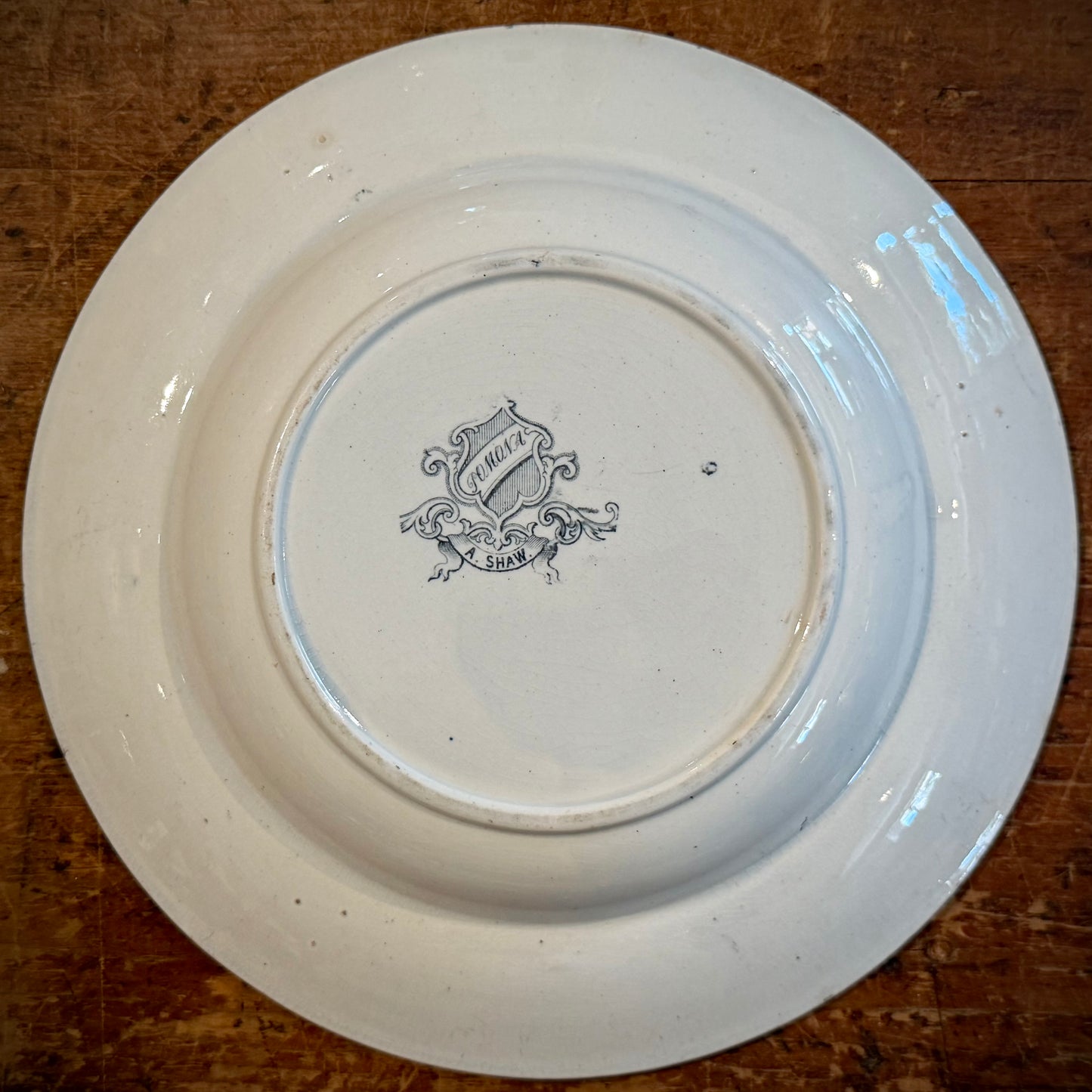 Anthony Shaw Transferware Plate