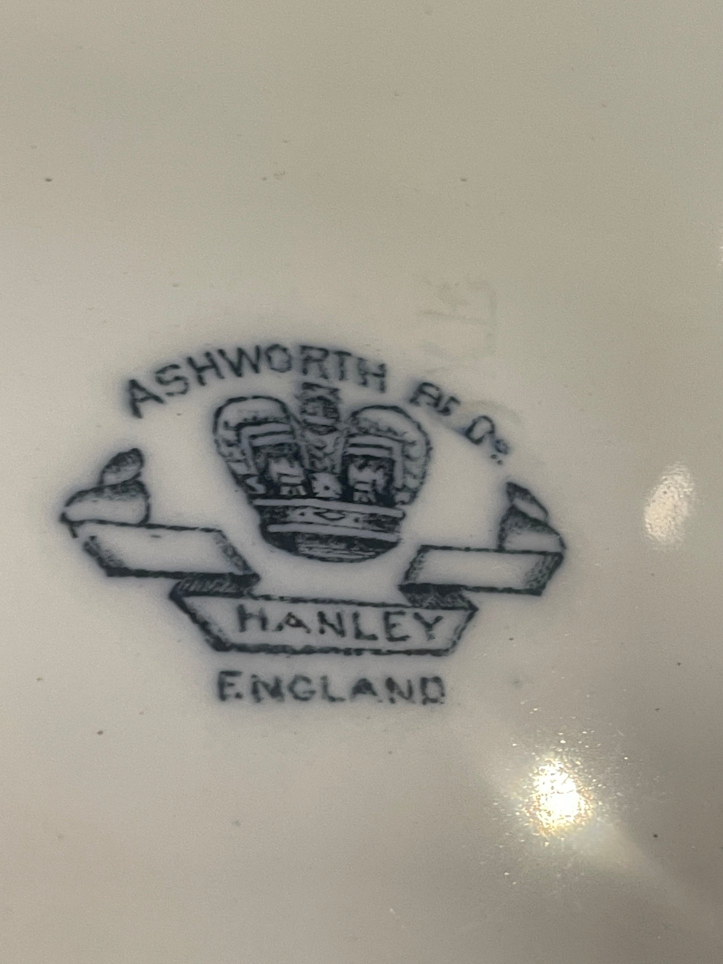 Ashworth Bros Hanley England - Teacup and Saucer