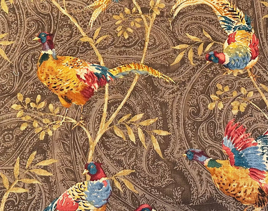 Brown Pheasant Tablecloth