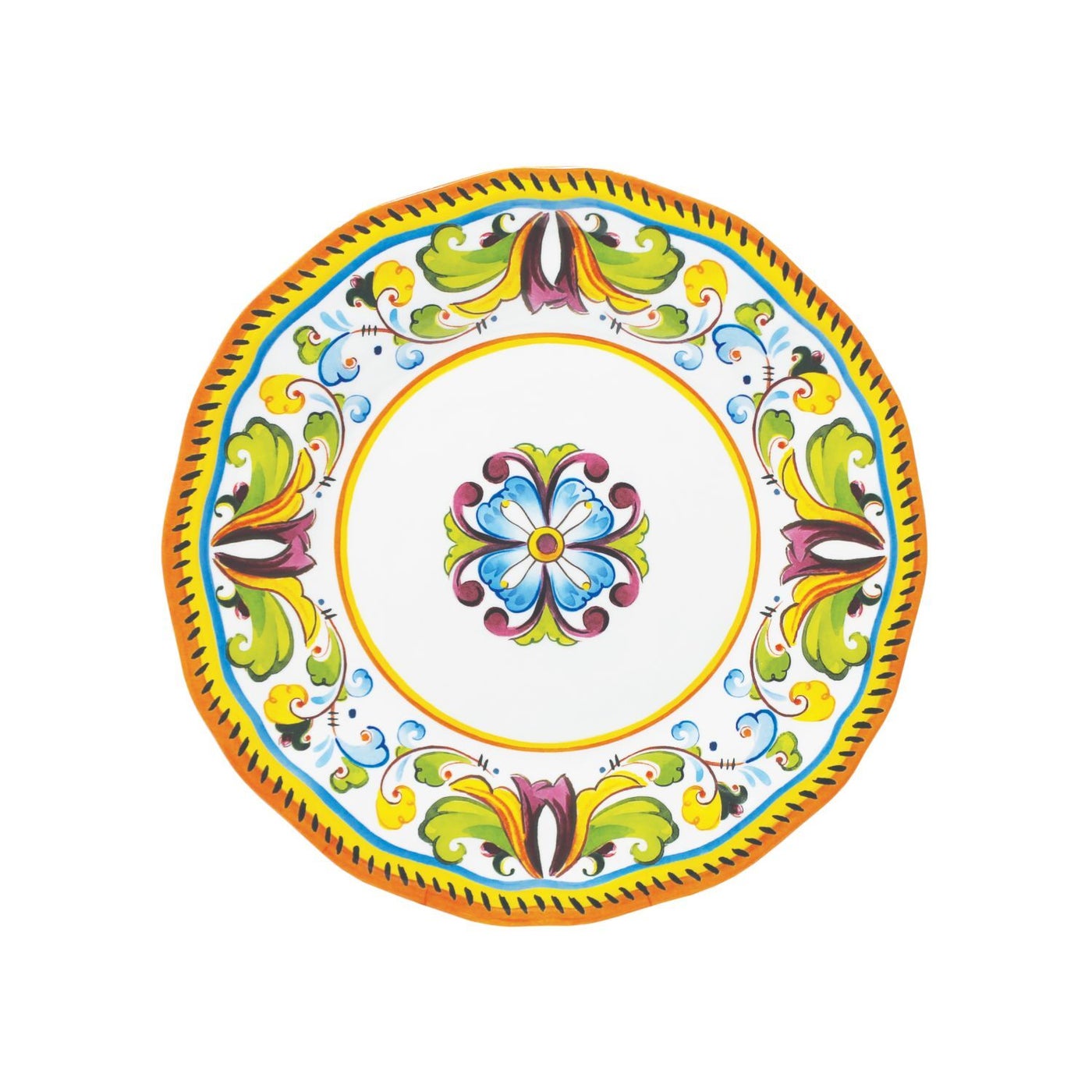 Luxury Melamine Salad Plates, Set of 4