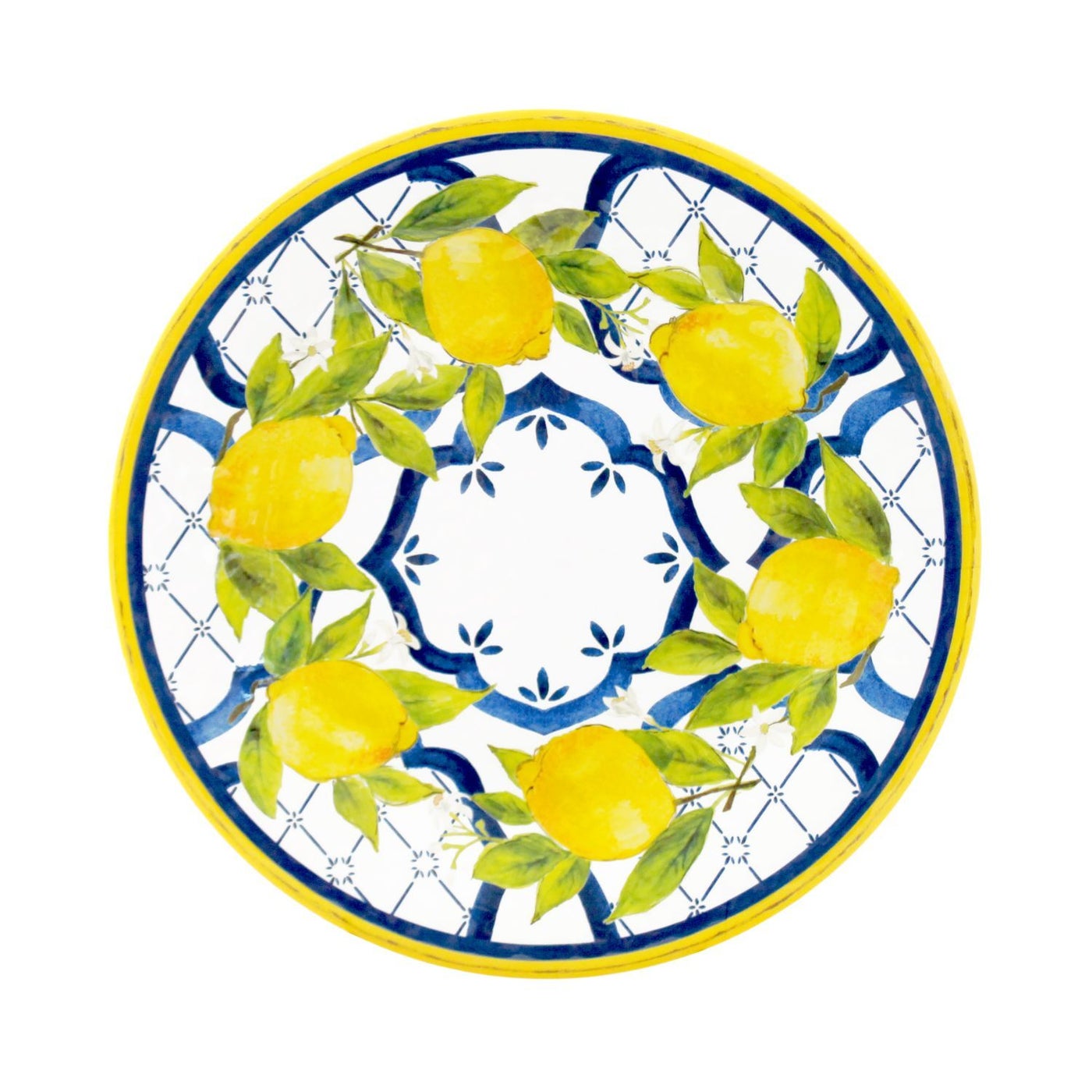 Luxury Melamine Dinner Plates, set of 4