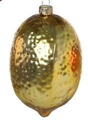 Glass Fruit Christmas Ornament