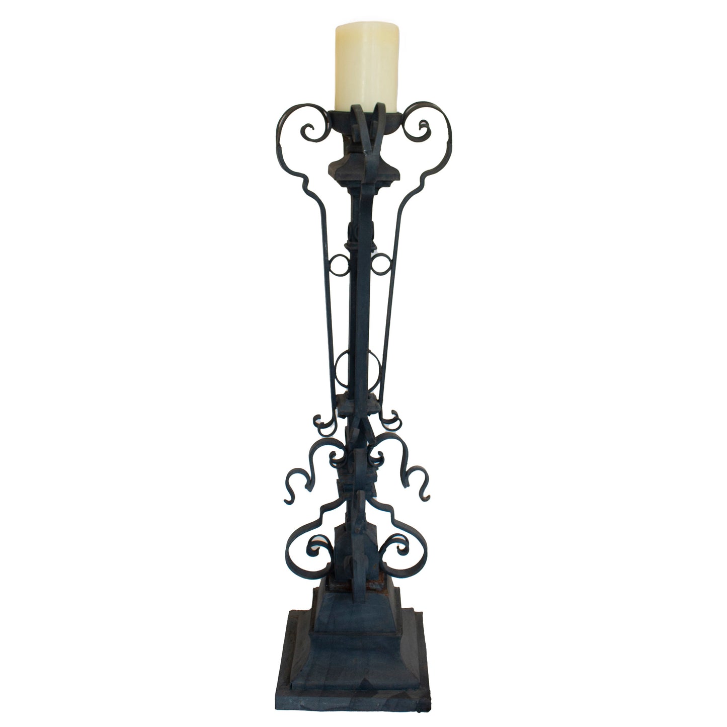 Pair of Wrought Iron Torcheres
