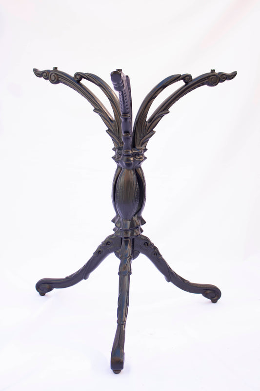 Pair of Vintage Scroll Regency Style Outdoor Dining Table Bases