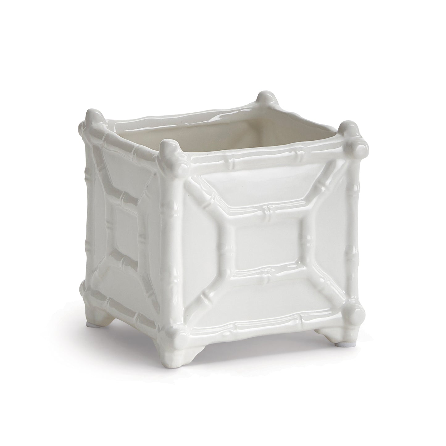 Chinoiserie Cachepot White