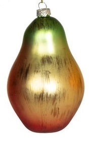 Glass Fruit Christmas Ornament
