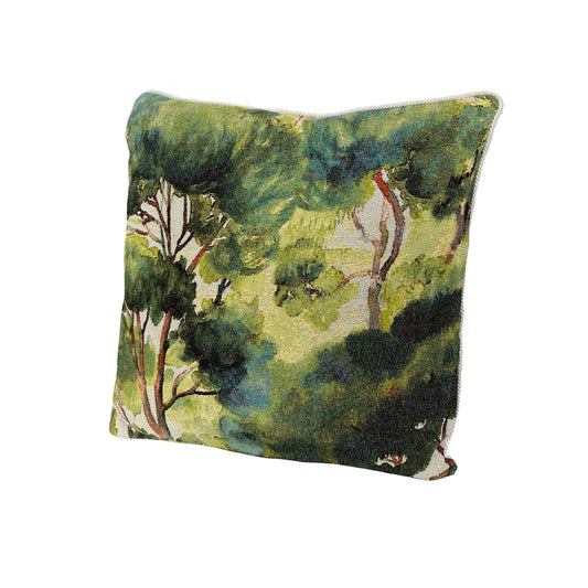 Custom Indoor/Outdoor 20" Throw Pillow - Forest Tapestry