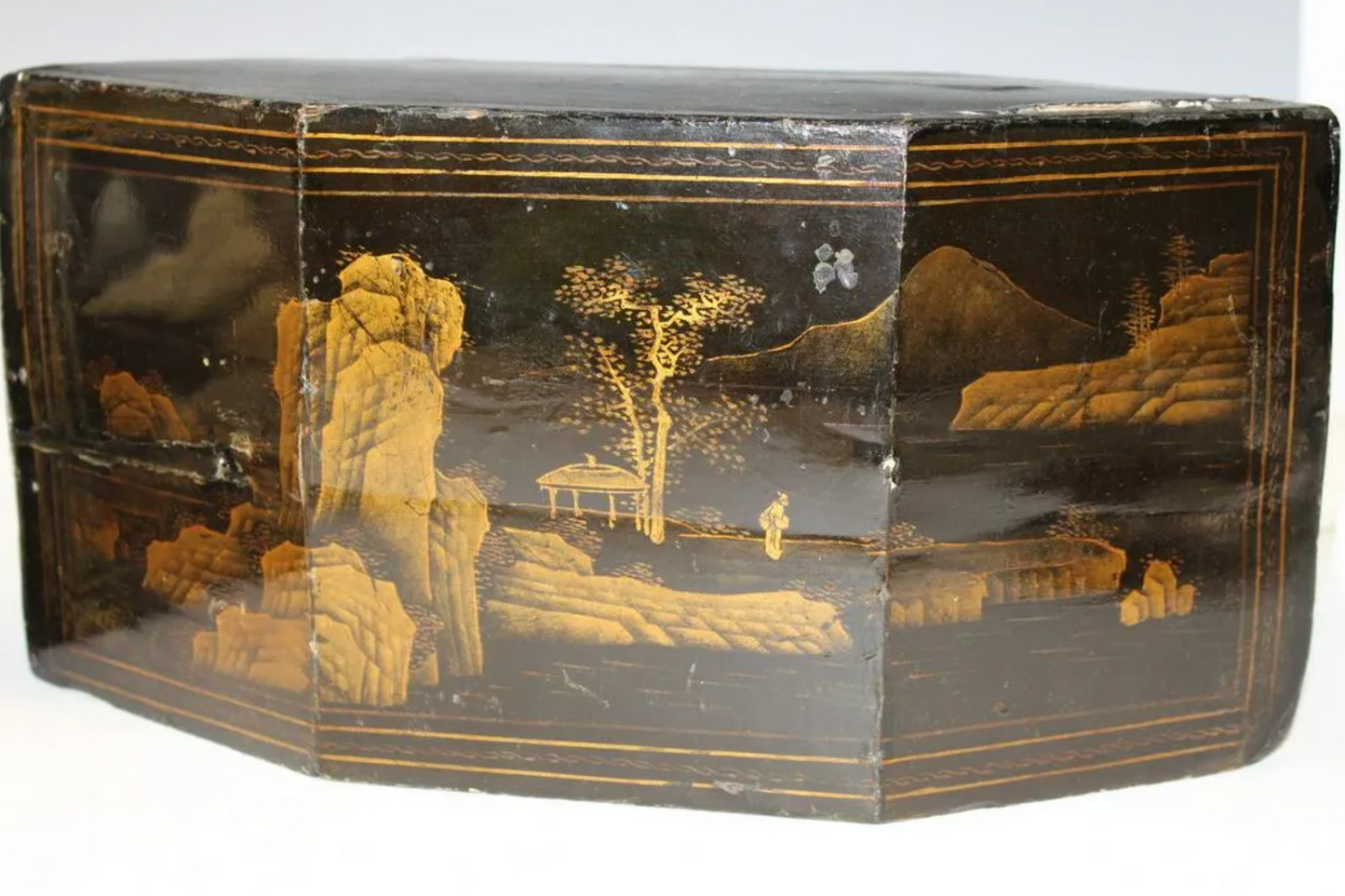 Pair of Chinese Lacquered Stands