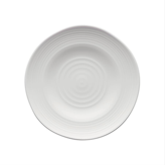 White Dove Appetizer Plates, Melamine, Set of 4