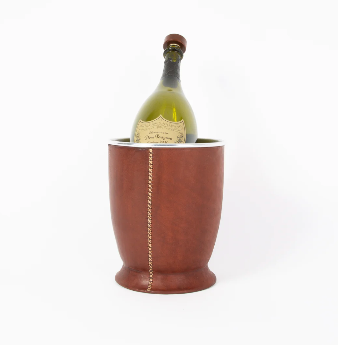 Botella Leather Champagne Bucket