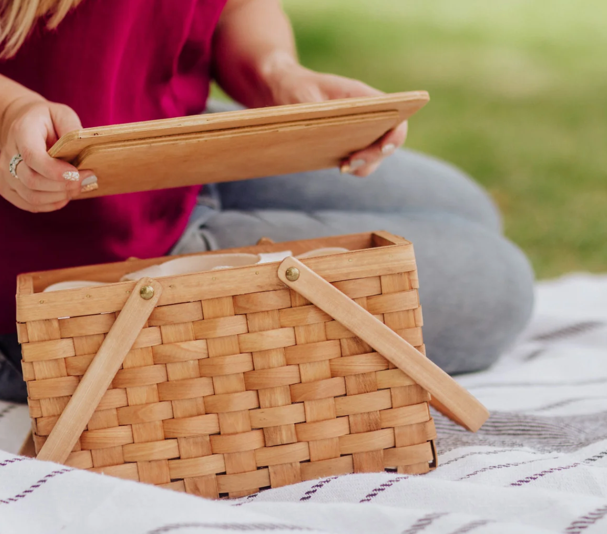 Poppy Personal Picnic Basket