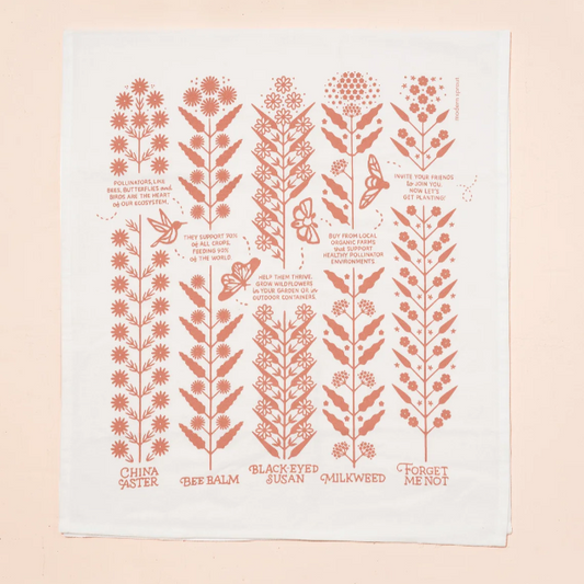 Flower Fields Tea Towel