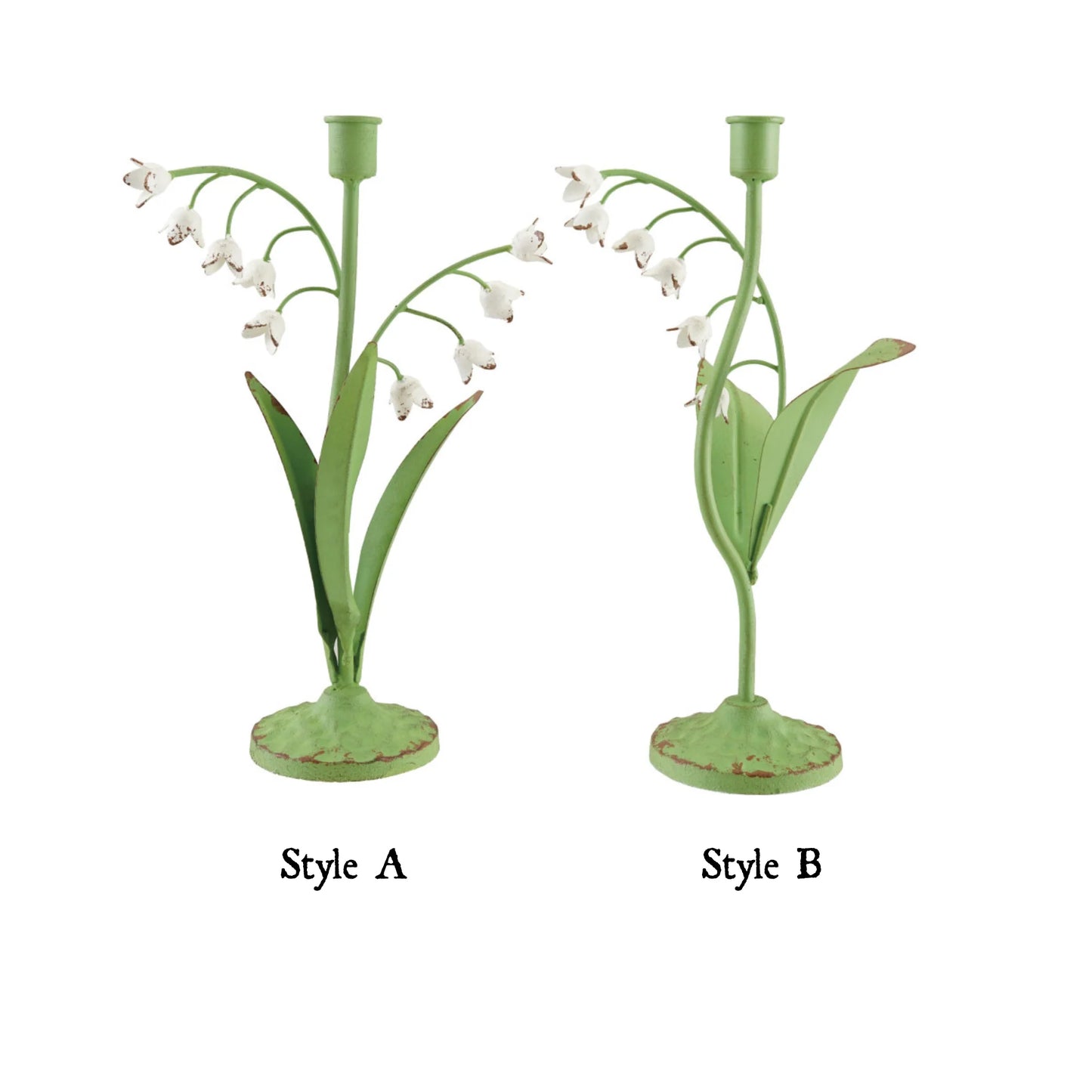 Lily of the Valley Shaped Taper Holder