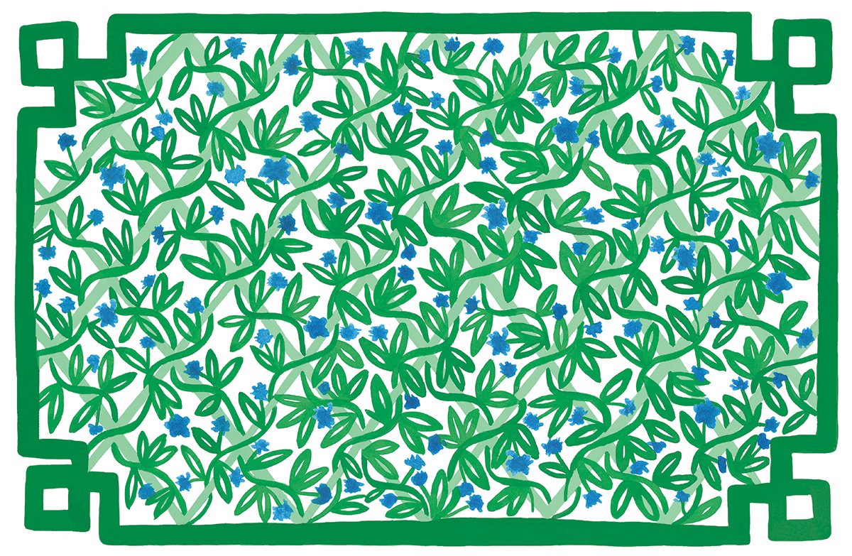 Paper Rectangle Placemat Pads - Choose Style