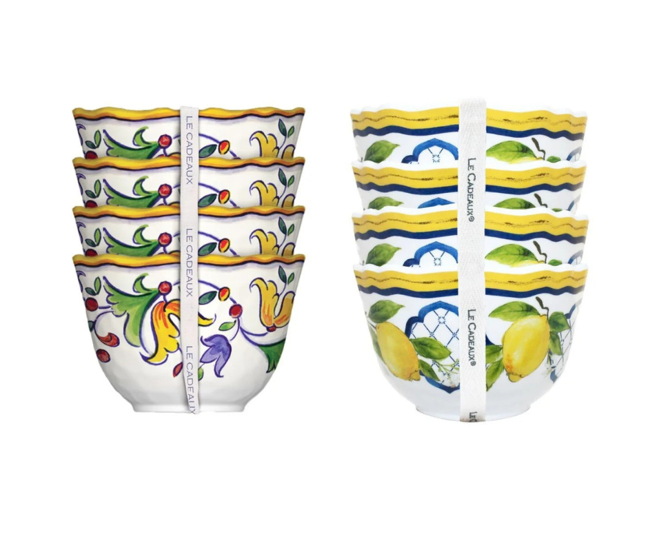 Luxury Melamine Dessert Bowls, Set of 4