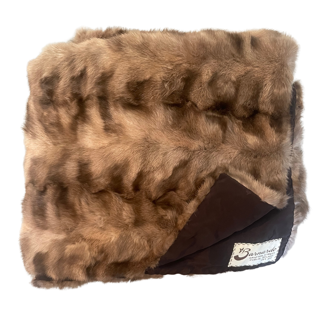 Sable Fur Throw