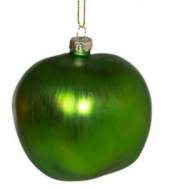 Glass Fruit Christmas Ornament