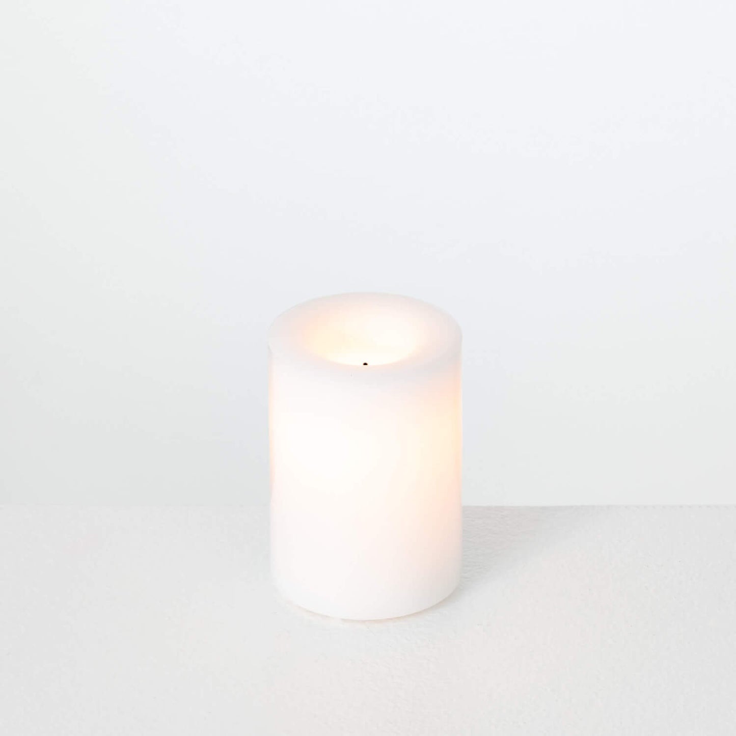 All Weather LED Pillar Candles - White