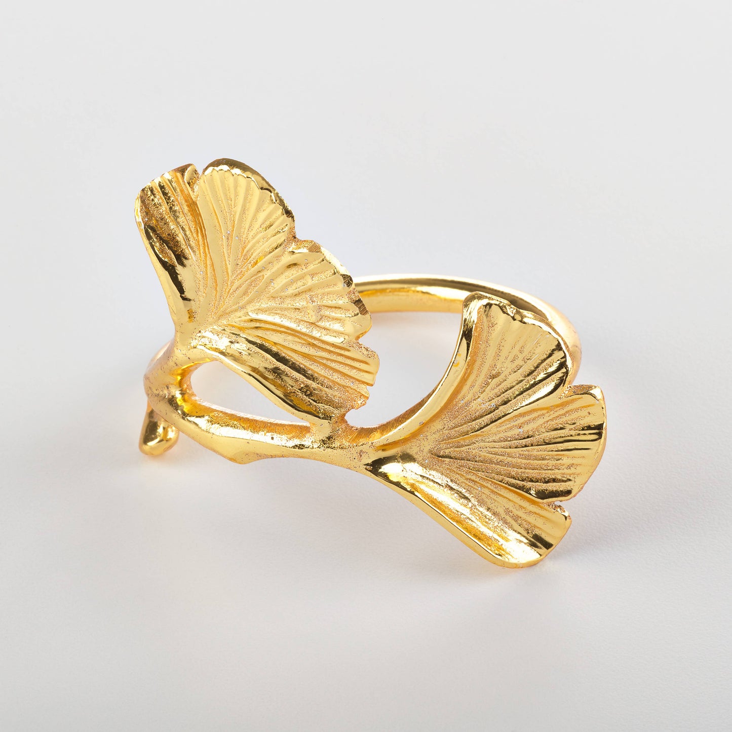 Gingko Napkin Rings - Set of 4