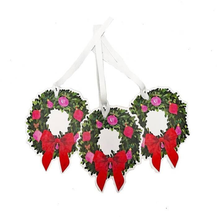 Red Boxwood Gift Tags